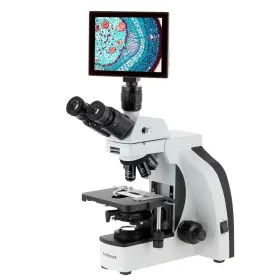 40x-2500x Amscope T800c-tp Trinocular Compound Led Microscope 9.7 Inch 5mp Touchscreen Hdmi