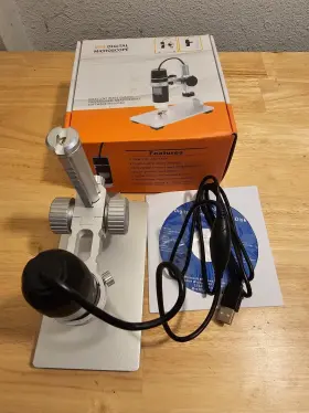 Utp200x020mp Amscope 10x-200x 2mp 8-led Zoom Usb Digital Microscope For Windows And Mac