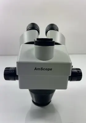 Wh10x Amscope Wh10x/20 Trinocular Stereo Zoom Microscope Head Untested