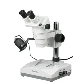 3.5x-45x Amscope Zm-2bx Ultimate Zoom Microscope With Two Lights