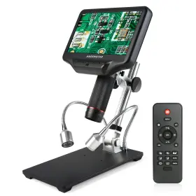 Ad407 Andonstar 606034624030 3d Hdmi Soldering Digital Microscope With 4mp Uhd And 7 Inch Adjustable