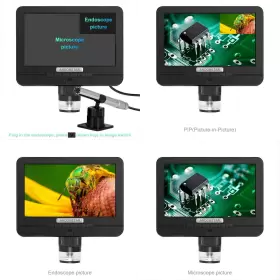 Ad206s Andonstar 606034624382 Lcd Digital Microscope With Endoscope For Soldering 7 Inch Screen Elec #2