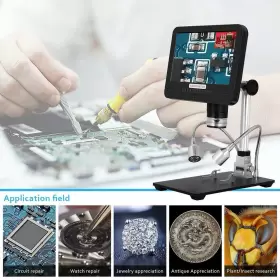 Ad206s Andonstar 606034624382 Lcd Digital Microscope With Endoscope For Soldering 7 Inch Screen Elec #3