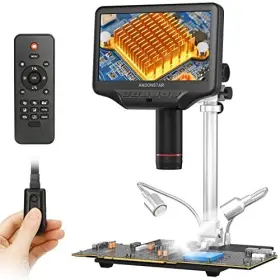 Ad407 Andonstar 616361263093 Pro 3d Hdmi Soldering Digital Microscope With Metal Stand 4mp Uhd A