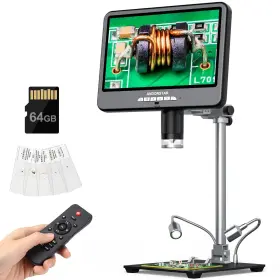 3840p Andonstar 616361263864 4k 60fps 10.1 Inch Hdmi Digital Microscope For Soldering 64mp Uhd Video Au