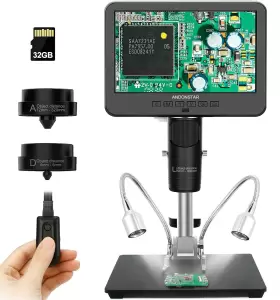 Ad246-m Andonstar 696396619546 Digital Microscope For Adults 3 Lens Soldering 7