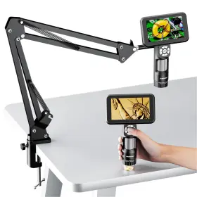 Ad115-arm Andonstar Ad115 Handheld Digital Microscope With 5 Inch Screen For Adults Kids Portable Co