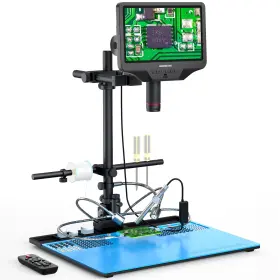 Ad409-max Andonstar Ad409 Max Hdmi Digital Microscope With Soldering Station Endoscope 10.1 Inc