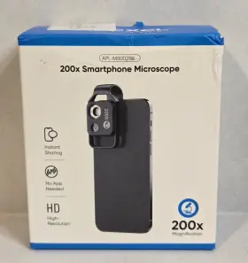 Apl-ms002bk Apexel 200x Smartphone Microscope New