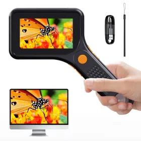 Inskam308b Ashfly Digital Microscope For Adults Handheld Pocket Usb With 3 Inch Hd