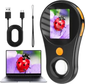 Focus-200x Ashfly Inskam370 Digital Microscope Fixed Pocket Magnifying Glass 3-level