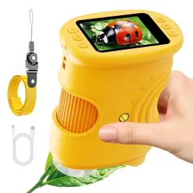 Inskam382 Ashfly 1000x Handheld Digital Microscope For Kids With 2.0 Inch Ips Screen Portable Ste