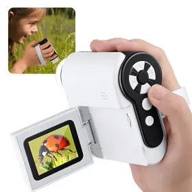 1000x Barchrons 752811751380 Microscope For Kids Handheld With 6 Adjustab
