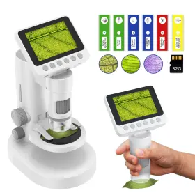Zrt020 Barchrons Microscope For Kids Easter Gifts Up To 1000x Zoom With P