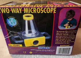 Battat 062243009950 New Two Way Microscope 3 Years Nib Sealed