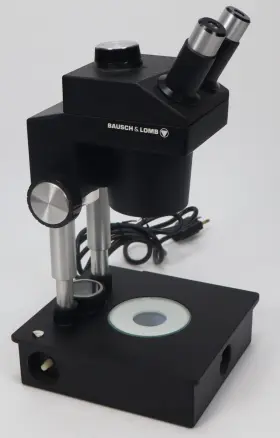 Asz45l3 Bausch And Lomb Stereo Zoom Lighted Microscope - 45x To 100x