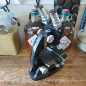 16033-433 Bausch Lomb Vintage And Binocular Microscope 16 Inch Tall 13 Lbs. Carl Zeiss #2