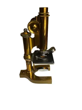 23356 Bausch Lomb Antique 1897 And Optical Compound Microscope Very Fine Condition