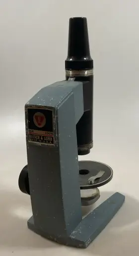 25x-100x Bausch Lomb Vintage And Zoom Microscope Viewer