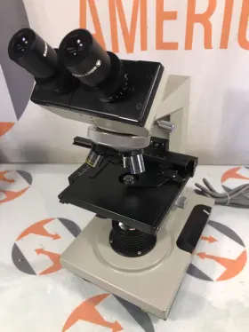 Bausch Lomb 31-74-26 And Lab Microscope With 3 Lenses #3