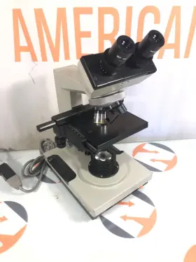 Bausch Lomb 31-74-26 And Lab Microscope With 3 Lenses