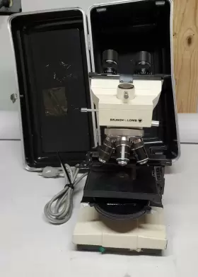 Bausch Lomb 31-75-05 And Compound Microscope Base