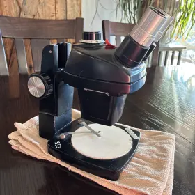 312688-175 Bausch Lomb And Stereo Zoom 4 0.7x-3x Microscope With 10x Wf Eyepieces