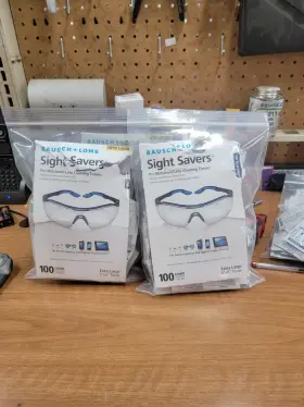 Bausch Lomb 313111673651 Sight Savers Wipes Pre-moistened Lens Tissues Anti-fog Anti-static 200pk