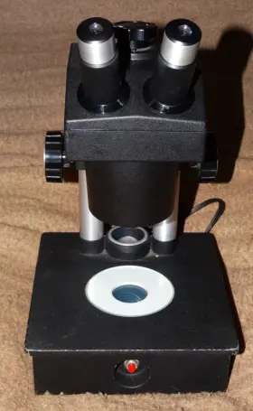 Asz37l2 Bausch Lomb And Academic Stereo Zoom Microscope 7x - 30x Works Great Vgc