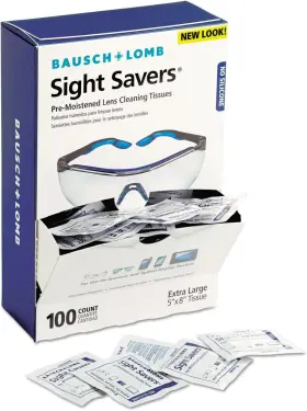 Bal8574gm Bausch Lomb Lens Cleaning Wipes By And Pre-moistened Tissues Anti-fog