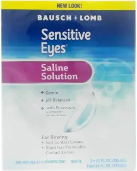 E5489 Bausch & Lomb And Sensitive Eyes Plus 12 Fl Oz Twin Pack