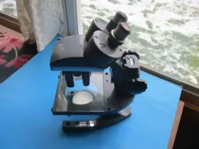 Ed9295 Bausch Lomb Vintage And Compound Microscope With 15x Wide F Lens