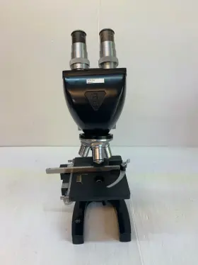 Hb1196 Bausch Lomb And Microscope Binocular With 3 Objectives S8621
