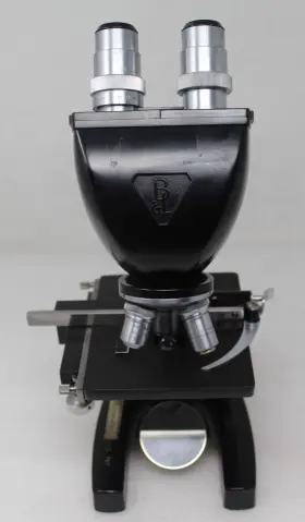 Usc797 Bausch Lomb And Binocular Microscope With 10x Optics 43x 97x Lens
