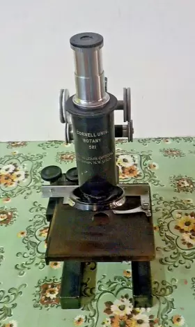 Wk9200 Bausch Lomb Vintage Scientific And Microscope Cornell Unv Botany 521 Dated 1915 #2