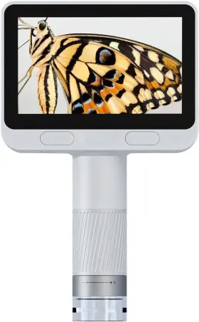 Ddl-m2c Beaverlab Darwin Microscope Digital 4.3 Inch Ips Screen 8 Adjustable Led Lights