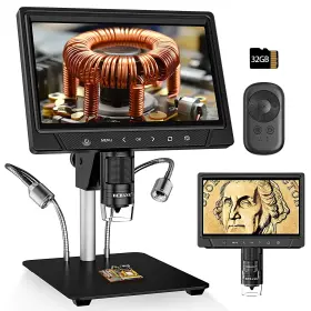 1200x Bebang 680358111247 Soldering 10.1 Inch Lcd Digital Microscope - Hd Rotatable Screen