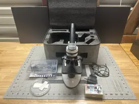 100x-2000x Bebang B07wvt6y7f Ultra Power Microscope With Slides And Carrying Case