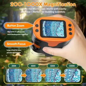 Pm1000 Bebang 1000x Handheld Microscope For Kids 4k 2.0 Inch Screen Rechargeable Mini Pocket Kit #2