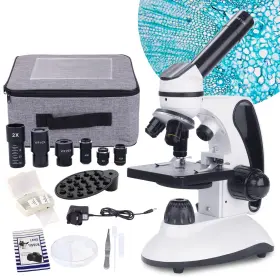 Wx-c03-620 Bebang Monocular Microscope For Adults Students 40x-2000x Magnification Dual