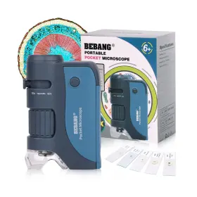 Wx-c03-648 Bebang Pocket Microscope 60x-120x Handheld Mini Kids With Led Lights 5