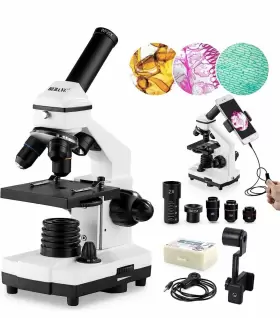 100x-2000x Bebang Yw-3006 Microscope For Adults Kids Compound With Accessori