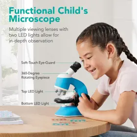 Best Choice Products 842957139989 Kids Microscope Stem Learning Tool Led Light Science Kit #2