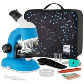 Best Choice Products 842957139989 Kids Microscope Stem Learning Tool Led Light Science Kit