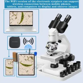40x-2500x Bgirnuo B120d11 Omg Scope B120c Led Lab Binocular Compound Microscope