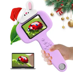 Sl2516 Blackroot 2025 New Microscope For Kids With 16 Slides 2.4 Handheld Digital Pocket Micr