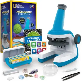 Blue Marble 810070621698 National Geographic Microscope For Kids - Science Kit With An Easy-to-use