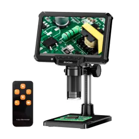 16mp Bluedate 762849376332 Lcd Digital Microscope 7 Inch 1080p Megapixels Camera Video Recorder Wit
