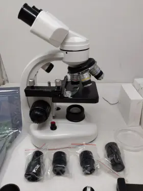 40x-2000x Bogrinuo Bl1238 Compound Binocular Microscope Magnification Led Two-layer Stage #2