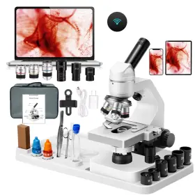 40x-2000x Bogrinuo M83ez1 Zoom Monocular Optical Microscope Laboratory Biological Mic